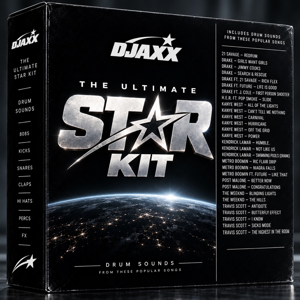 DJAXX The Ultimate Star Kit — drum sounds from popular songs